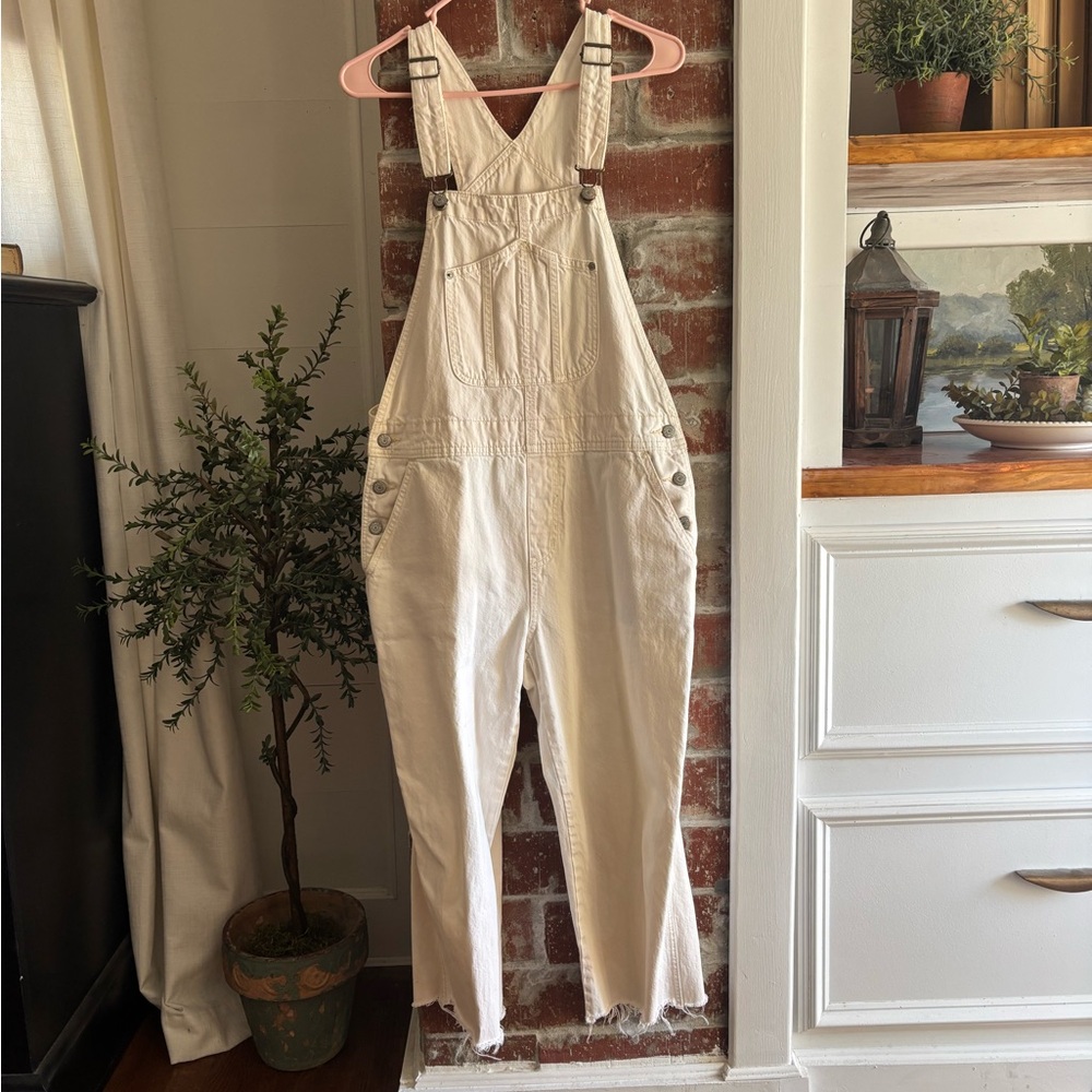 Cream Overalls